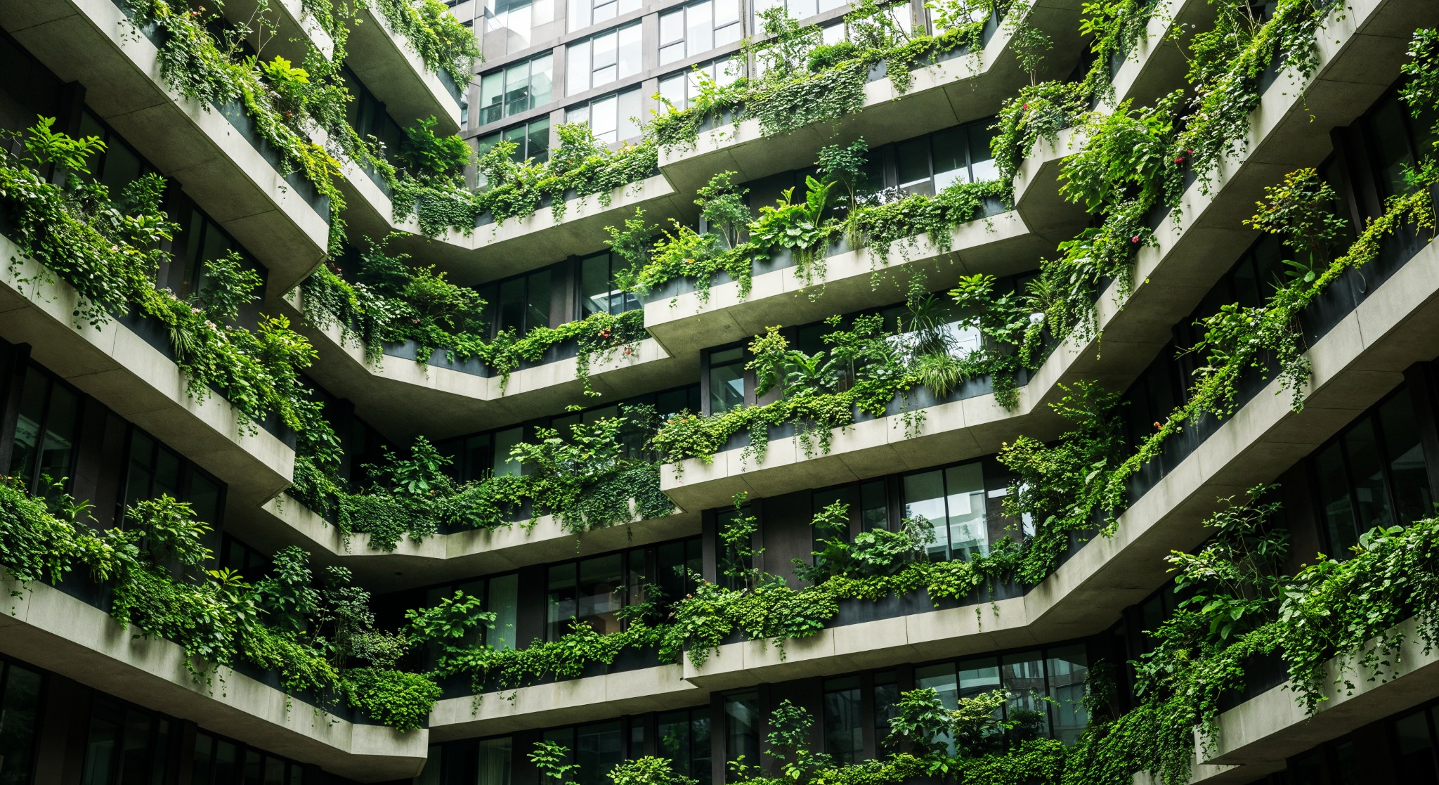 Curte interioară verde